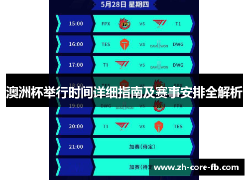 澳洲杯举行时间详细指南及赛事安排全解析 澳洲杯举行时间详细指南及赛事安排全解析